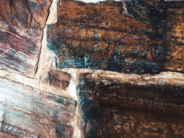 Granit arka plan doku. Granit doku kahverengi gri benekli beyaz Bankası.