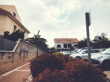 Rishon Le Zion, İsrail - 2 Ağustos 2018: Street Rishon Le Zion, İsrail