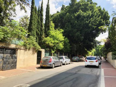 Rehovot, İsrail - 26 Ağustos 2018: sokakta Rehovot, İsrail