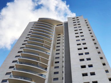 Rishon Le Zion, İsrail-4 Aralık 2018: Konut bina Rishon Le Zion, İsrail