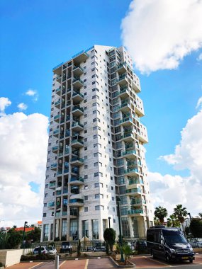 Rishon Le Zion, İsrail-4 Aralık 2018: Konut Rishon Le Zion, İsrail