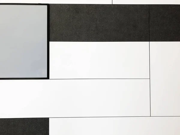 Moderno resistido azulejo rayado textura de la pared fondo — Foto de Stock