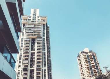 Holon, İsrail - 2 Eylül 2019: yüksek konut Holon, İsrail.