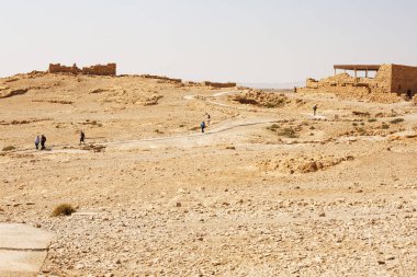 Masada Kalesi, Antik sur üstüne bir izole rock Yaylası yer alan İsrail