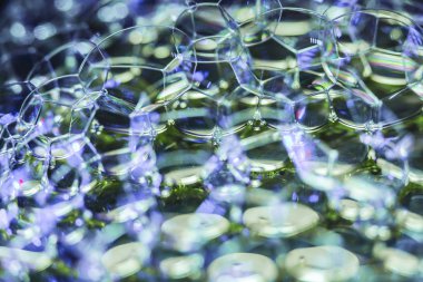 Sanatsal renkli arka plan ile baloncuklar. 