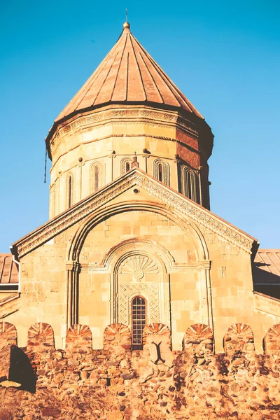 Catedral Ortodoxa Svetitskhoveli em Mtskheta — Fotografia de Stock