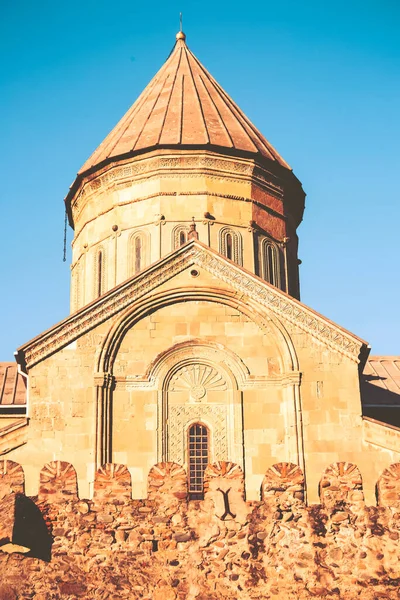 Ortodoxní Svetitskhoveli katedrála v Mccheta — Stock fotografie