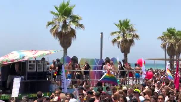 Tel Aviv Israele Giugno 2018 Gay Pride Parade Tel Aviv — Video Stock