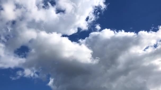 Nuvens Brancas Leveza Lapso Tempo — Vídeo de Stock