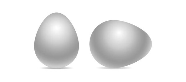 реалистичное трехмерное яйцо
