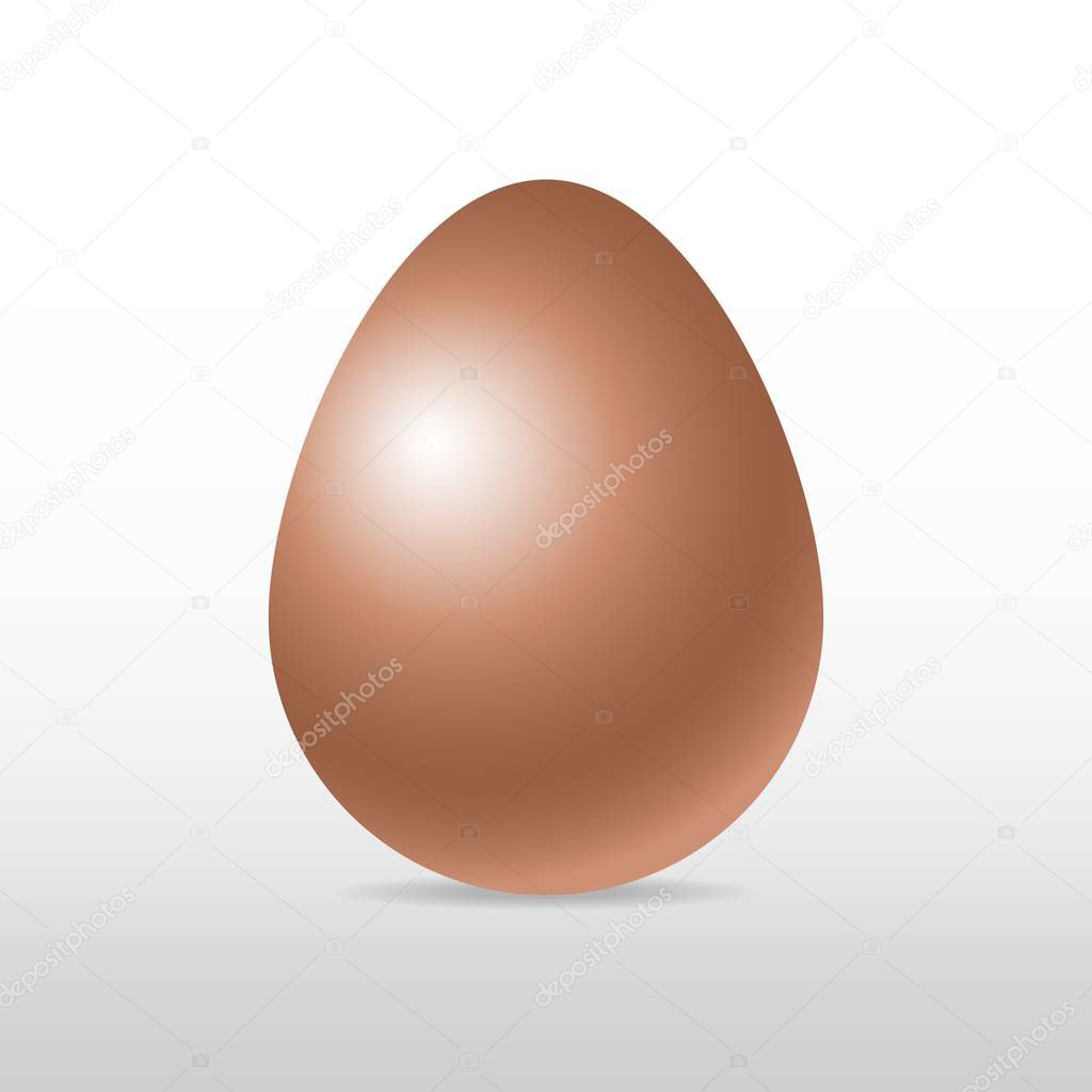 realistic three-dimensional egg