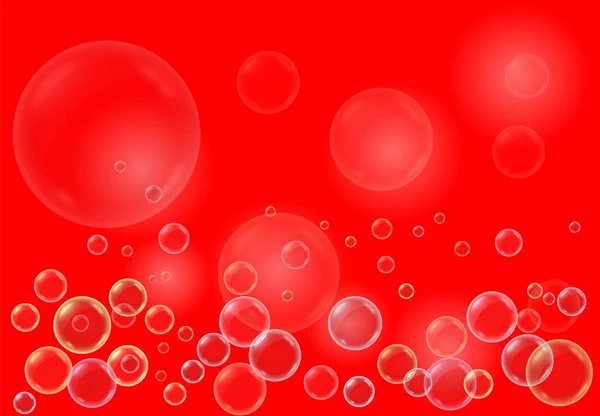 Прозрачные мыльные пузыри — стоковый вектор