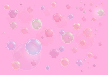 şeffaf sabunlu su kabarcıkları