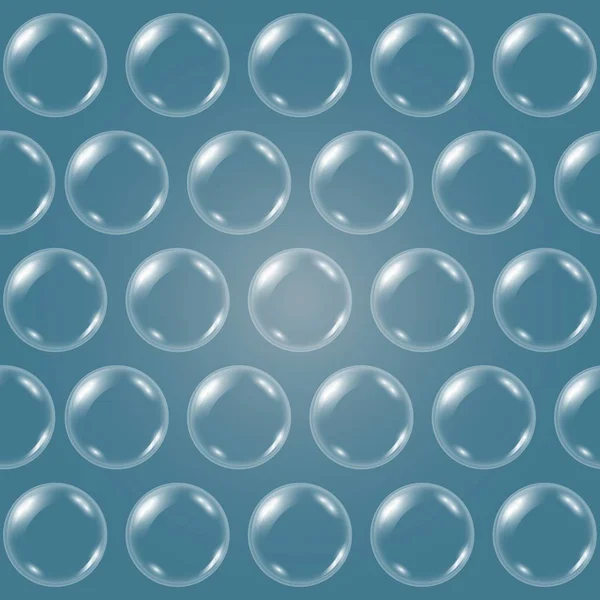 Vektor tvålvatten bubbla mönster — Stock vektor