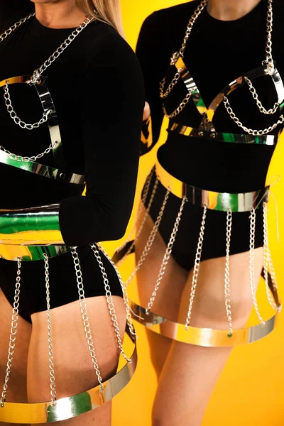 Amazing GoGo girls  posing in studio