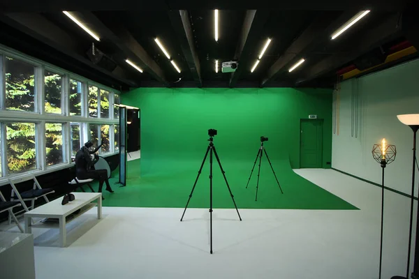 Photo Studio Interior Equipment — Stock Photo, Image