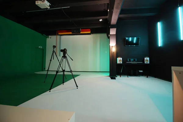 Photo Studio Interiér Vybavením — Stock fotografie