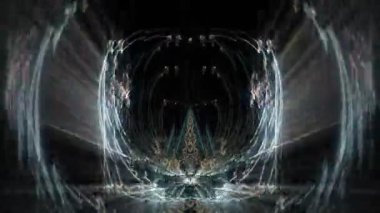  Radyal efektler buhar punk vj döngü makinesi