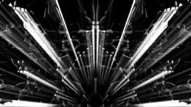 Kara Güneş Medusa Işıltılı Işık Hareketi Siyah Vj döngüsü