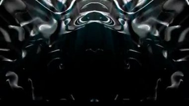 Derin mavi şelale su soyutlaması görseller vj döngüsü dalga