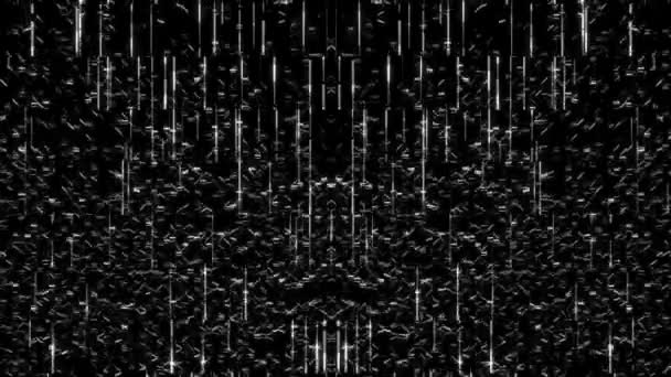 Glitched Pattern Wall Art Motion Lines Visuals Vjing Loop — 图库视频影像