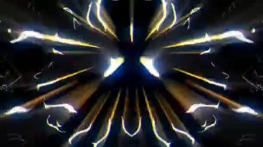 Hareket arkaplan VJ döngüsü üzerinde su yüzeyi etkisi üzerinde göz kamaştırıcı ışık yansıması