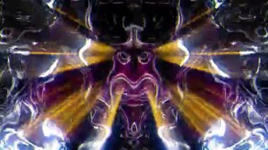  Hareket arkaplan VJ döngüsü üzerinde parlak sıvı boyutsal ışık efekti