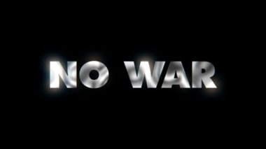 Şimdi Savaş - metin animasyon harf grafikleri