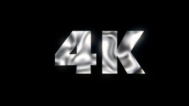  4K - metin canlandırma hareketi tipografisi