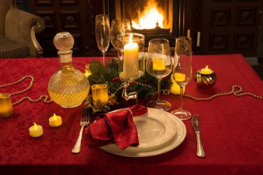 Yeni yıl, yılbaşı, Gözlük, yemekler.