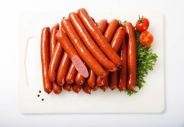 Embutidos Parrilla Con Verduras —  Fotos de Stock