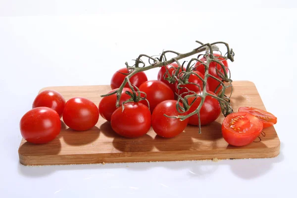 Verduras Tomates Frescos Sobre Mesa — Foto de Stock