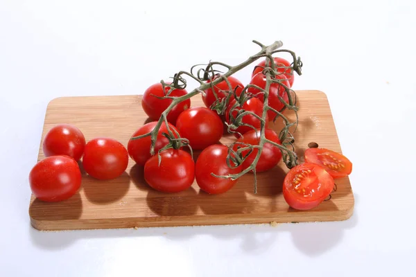 Verduras Tomates Frescos Sobre Mesa — Foto de Stock