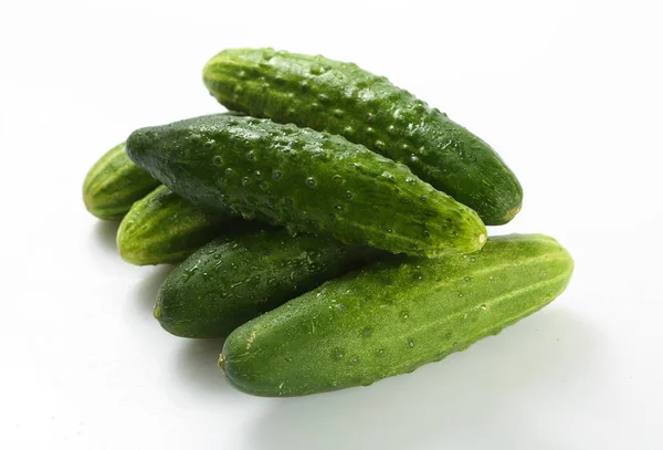 Vegetables Cucumbers Fresh Table — Stock Photo, Image