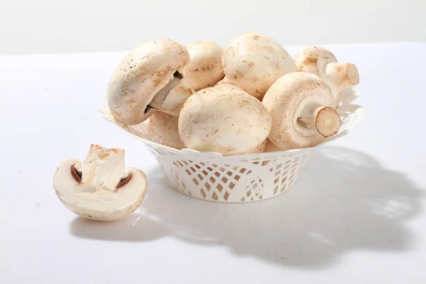 Mushrooms mushrooms on a white background.