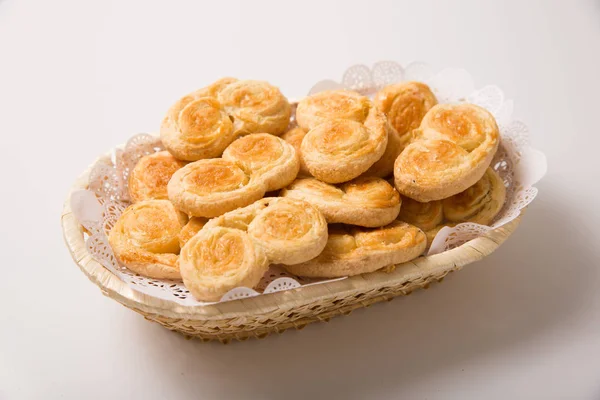 Puff Pastry Basket — Stock Photo, Image