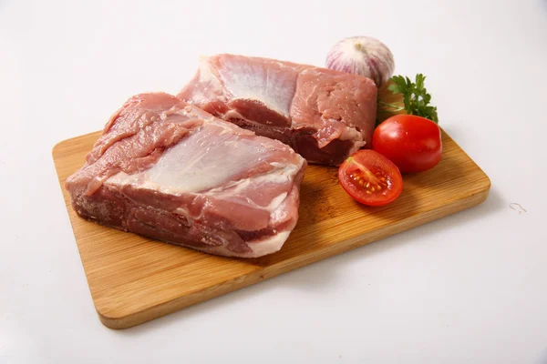 Raw Meat Fresh Vegetables — Stock Photo, Image