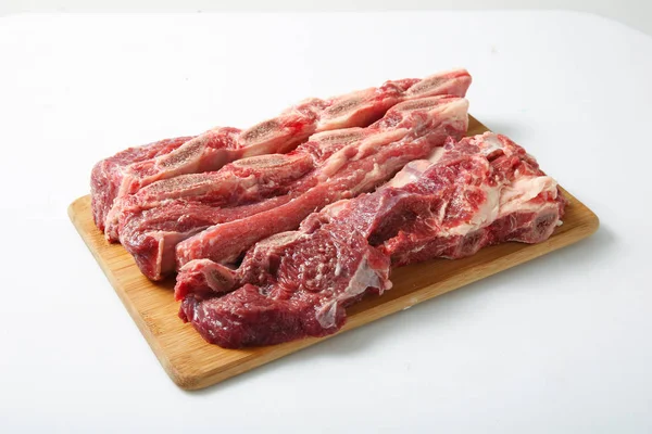 Mięso Małe Kawałki Stek — Zdjęcie stockowe
