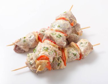 Çiğ Marine et ızgara için.