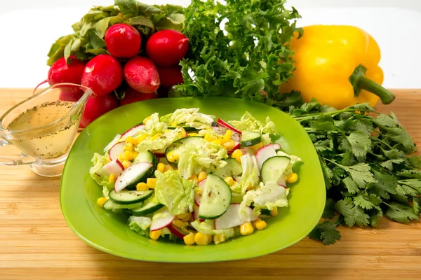 Salată Legume Proaspete Salată — Fotografie, imagine de stoc