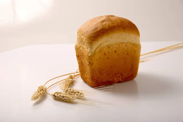 Pão Trigo Centeio Pastelaria Fresca — Fotografia de Stock