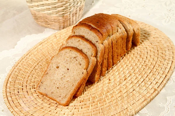 Brood Tarwe Rogge Vers Gebak — Stockfoto