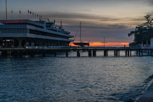 Seascape Sukhumi Abcásia — Fotografia de Stock