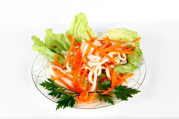 Salad Plate Chinese Cuisine Light Background Royalty Free Stock Images