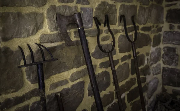 Viejas Herramientas Tortura Detalle Tortura Inquisición — Foto de Stock