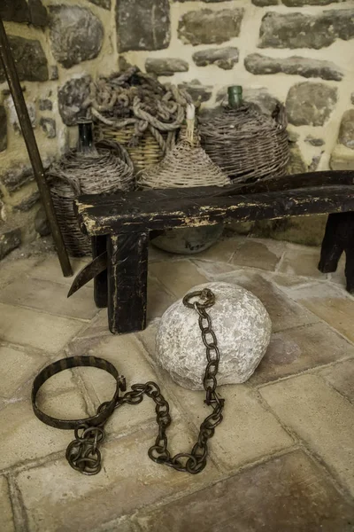 Viejas Herramientas Tortura Detalle Tortura Inquisición — Foto de Stock