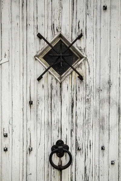 Old Metal Door Knocker Decoration Detail — Stock Photo, Image