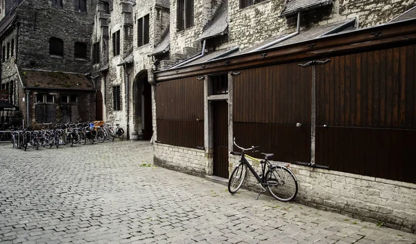 Stary Budynek Gandawie Turystyka Europie Belgia Wrześniu — Zdjęcie stockowe