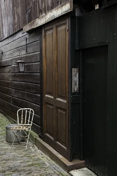 Casa Típica Holandesa Detalhe Cidade Europeia — Fotografia de Stock