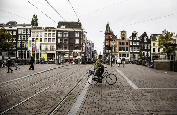 Bicicletas Amsterdam Ciclismo Turismo Europa — Foto de Stock